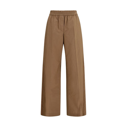 Brunello Cucinelli Braune Baumwollhose für die Freizeit