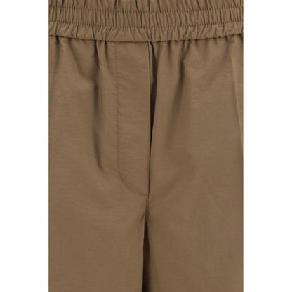 Brunello Cucinelli Braune Baumwollhose für die Freizeit