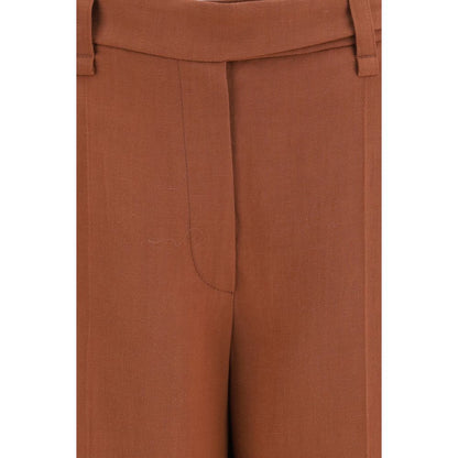 Brunello Cucinelli Braune Viskose-Freizeithose