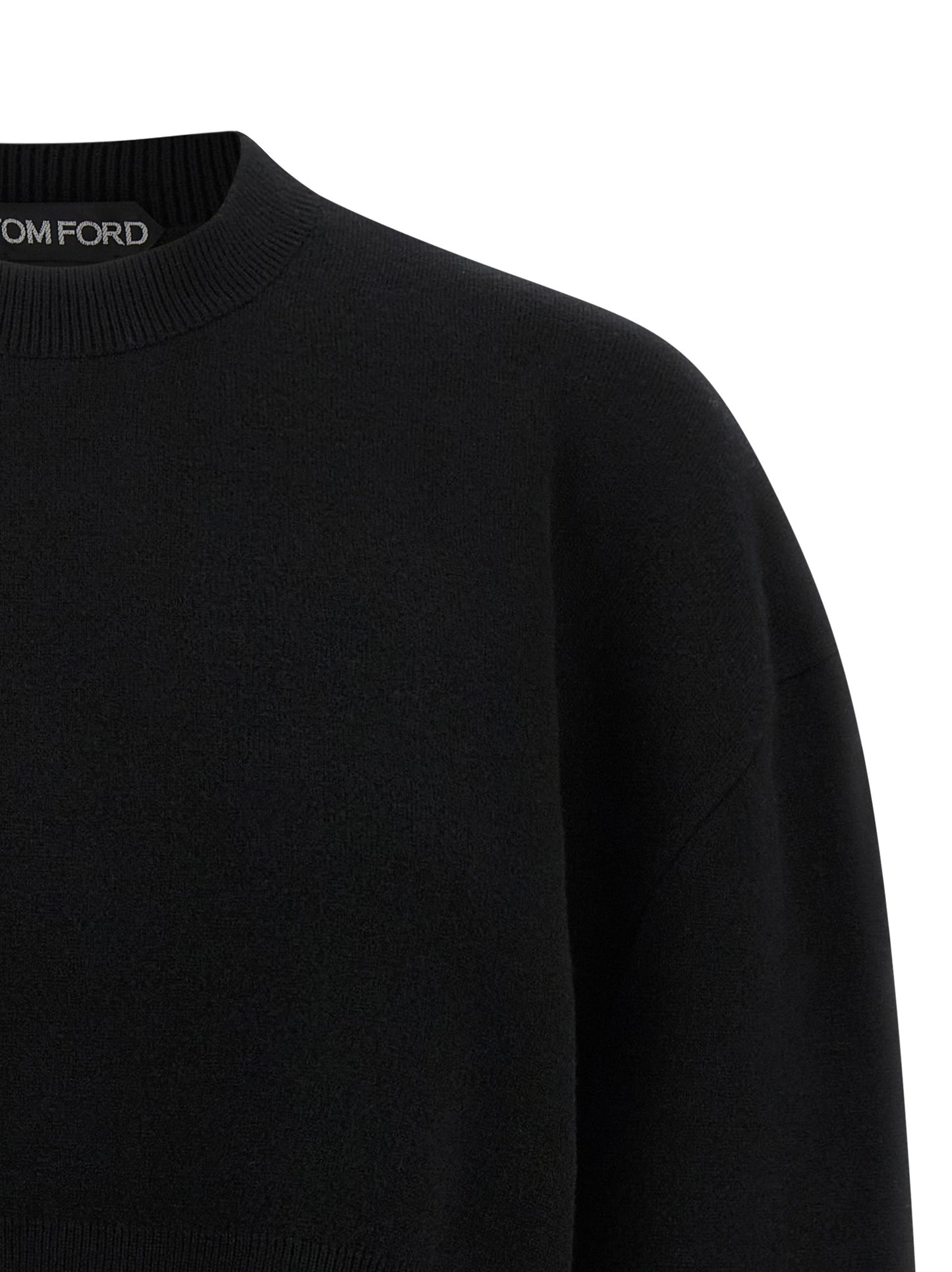 Tom Ford Schwarzer Cardigan aus Schurwolle