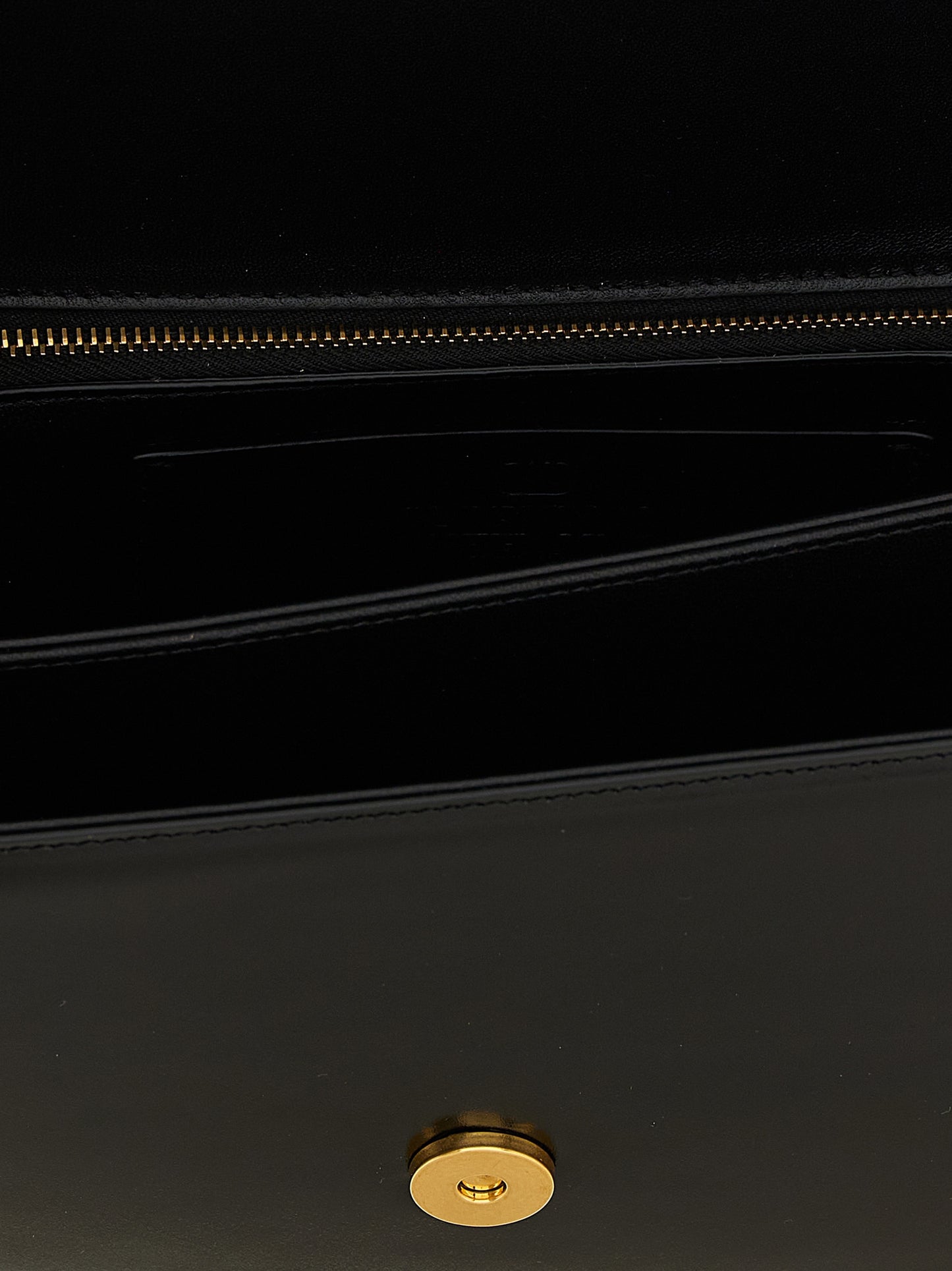 Valentino Garavani Schwarze Kalbsleder-Schultertasche