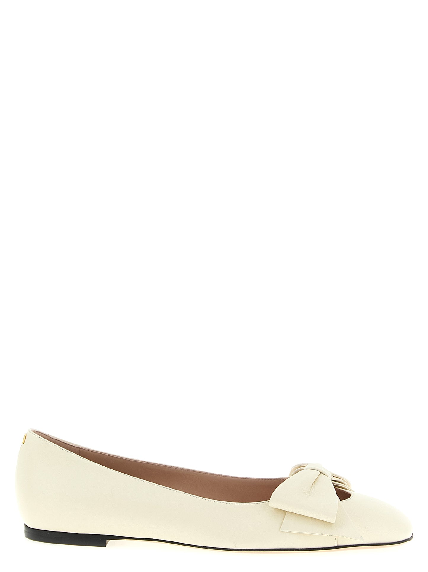 Valentino Garavani Weiße Ballerinas aus Leder