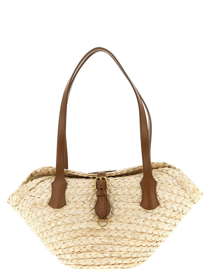 Dolce & Gabbana Beige Kork Schultertasche