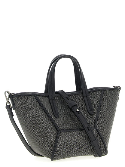 Brunello Cucinelli Schwarze Handtasche aus Messing