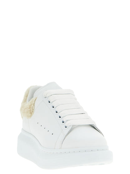 Alexander McQueen Beige Kalbsleder Chunky Sneaker