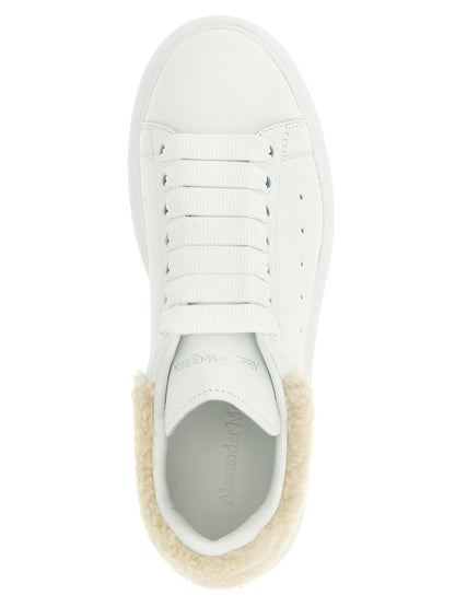 Alexander McQueen Beige Kalbsleder Chunky Sneaker