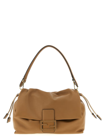 Fendi Beige Lammleder-Schultertasche