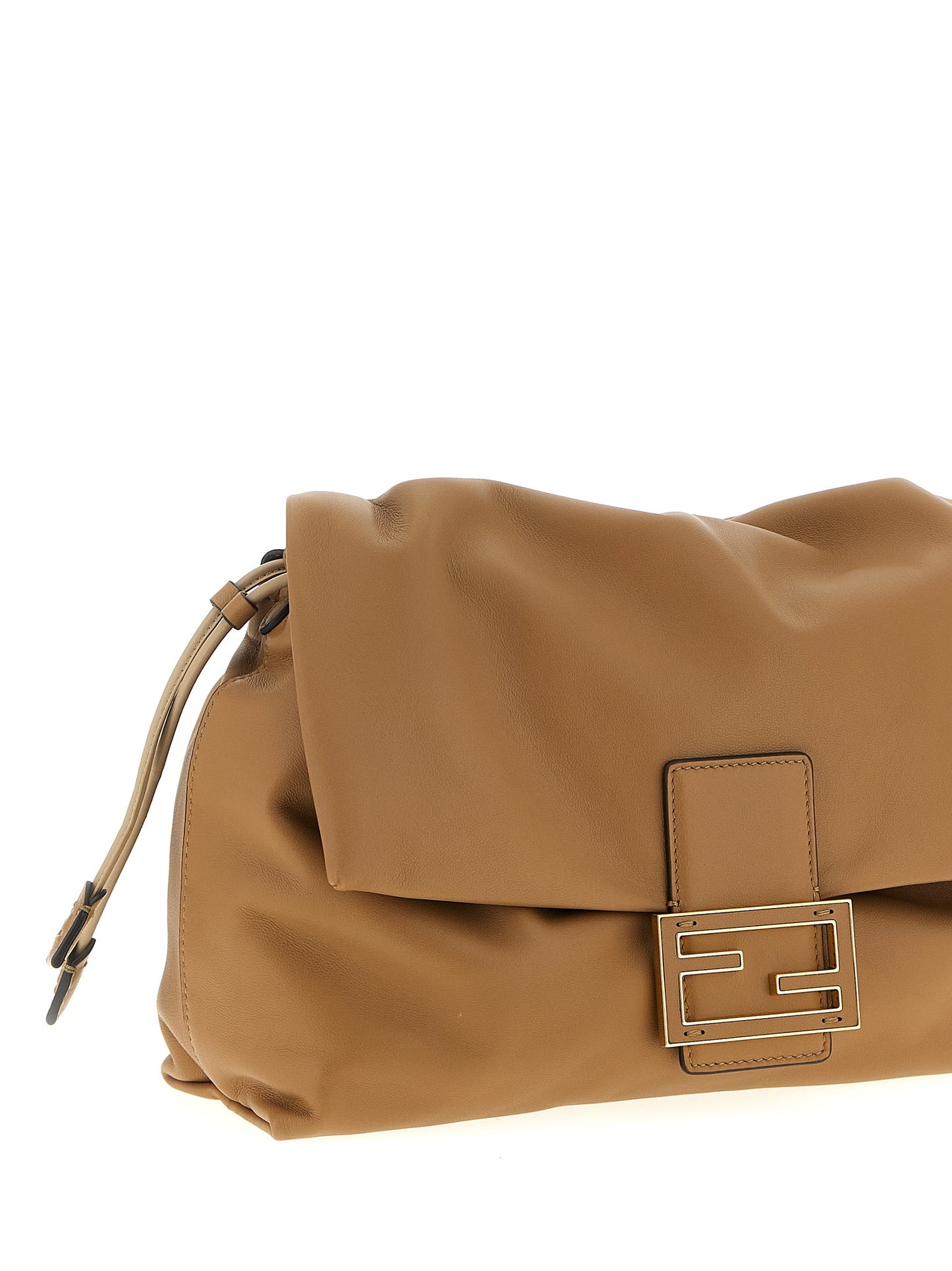 Fendi Beige Lammleder-Schultertasche