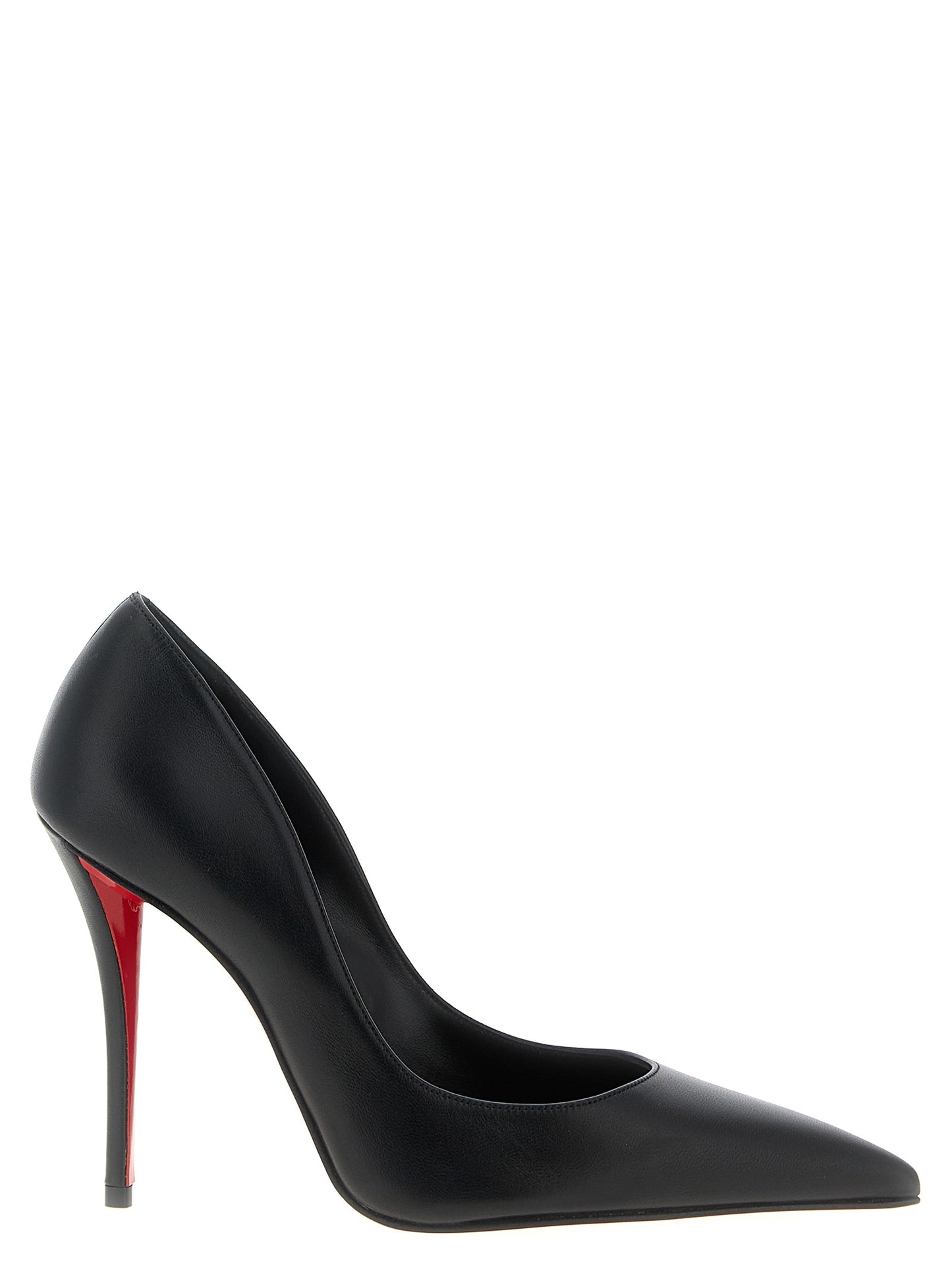 Christian Louboutin Schwarze Pumps aus Lammleder mit hohem Absatz