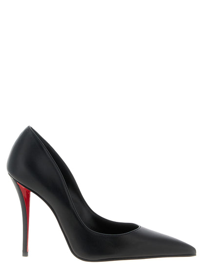 Christian Louboutin Schwarze Pumps aus Lammleder mit hohem Absatz