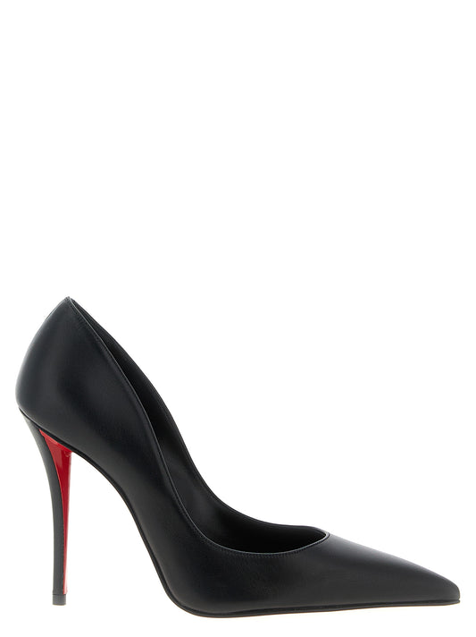Christian Louboutin Schwarze Pumps aus Lammleder mit hohem Absatz