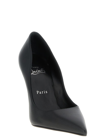 Christian Louboutin Schwarze Pumps aus Lammleder mit hohem Absatz