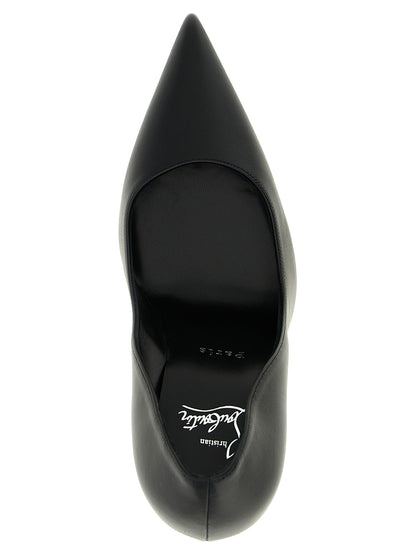 Christian Louboutin Schwarze Pumps aus Lammleder mit hohem Absatz