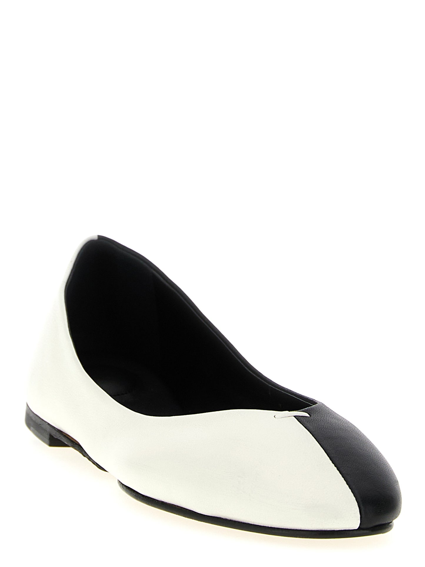 Jacquemus Zweifarbige Ballerinas aus Lammleder