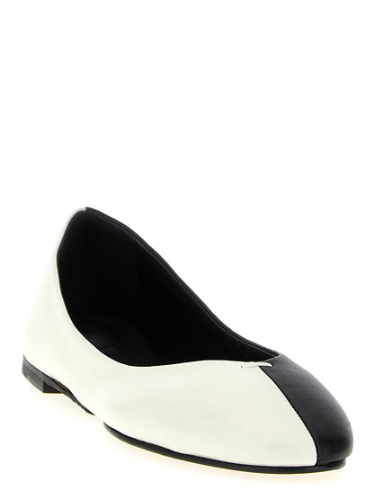 Jacquemus Zweifarbige Ballerinas aus Lammleder