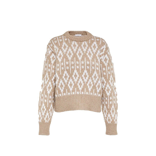 Brunello Cucinelli Brauner Kaschmirpullover