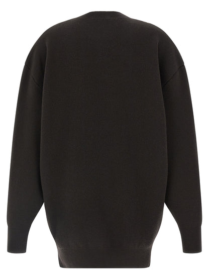 Tom Ford Kurzes Kleid aus brauner Schurwolle