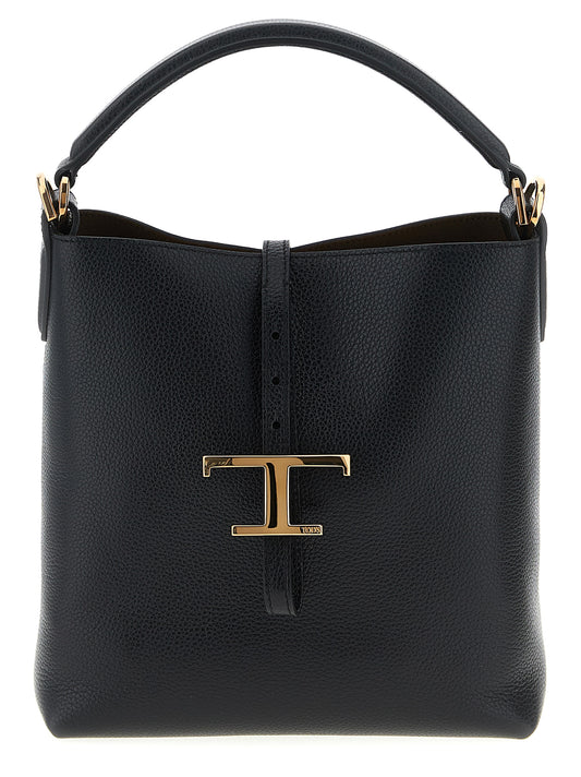 Tod's Schwarze Kalbsleder-Handtasche
