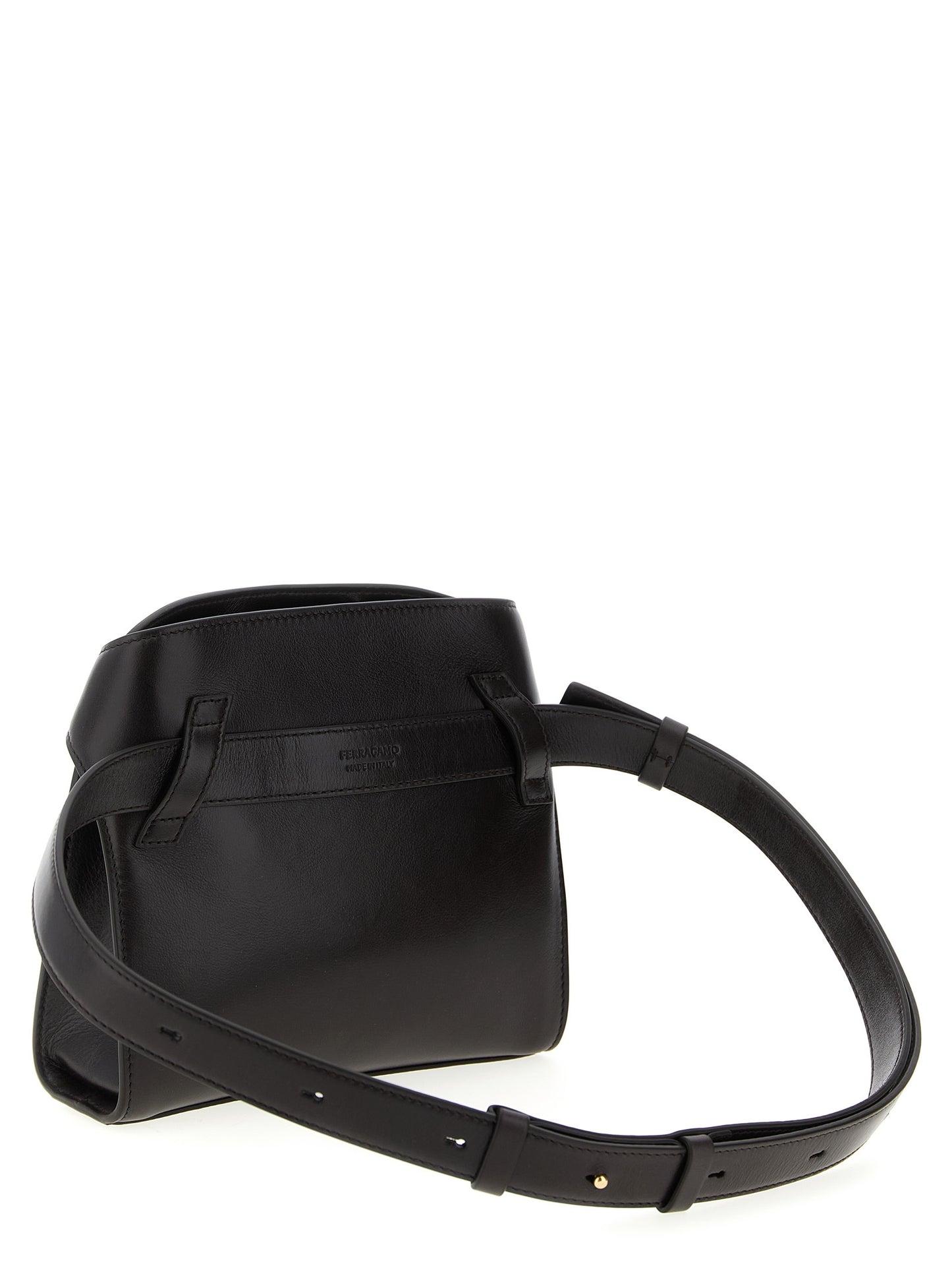 Ferragamo Umhängetasche aus braunem Kalbsleder