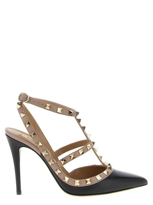Valentino Garavani Schwarze Pumps aus Lammleder mit hohem Absatz