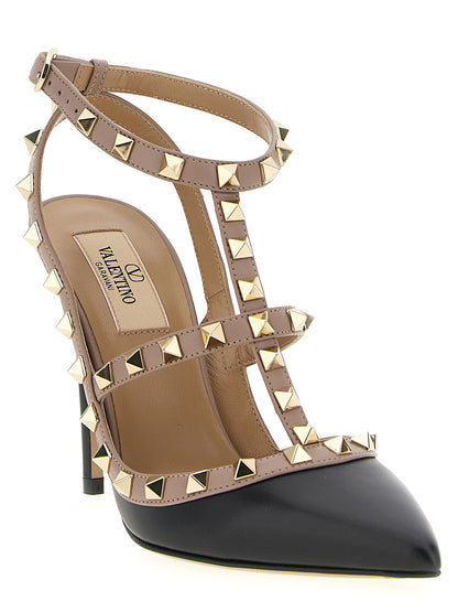 Valentino Garavani Schwarze Pumps aus Lammleder mit hohem Absatz