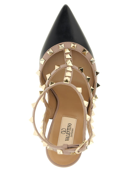 Valentino Garavani Schwarze Pumps aus Lammleder mit hohem Absatz