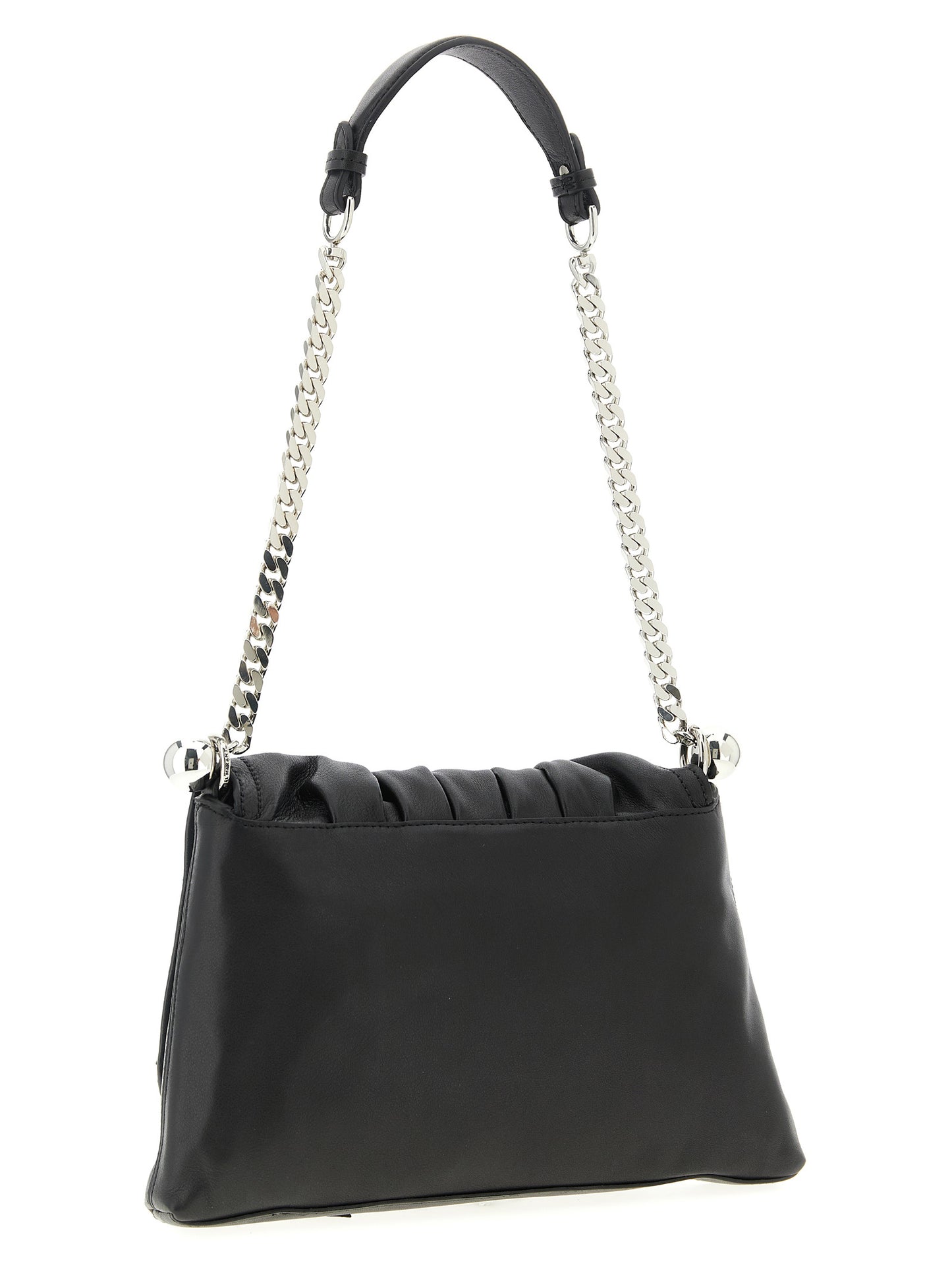 Isabel Marant Schwarze Kalbsleder-Schultertasche