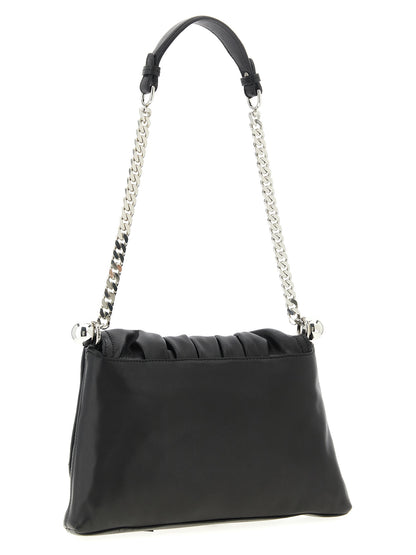 Isabel Marant Schwarze Kalbsleder-Schultertasche