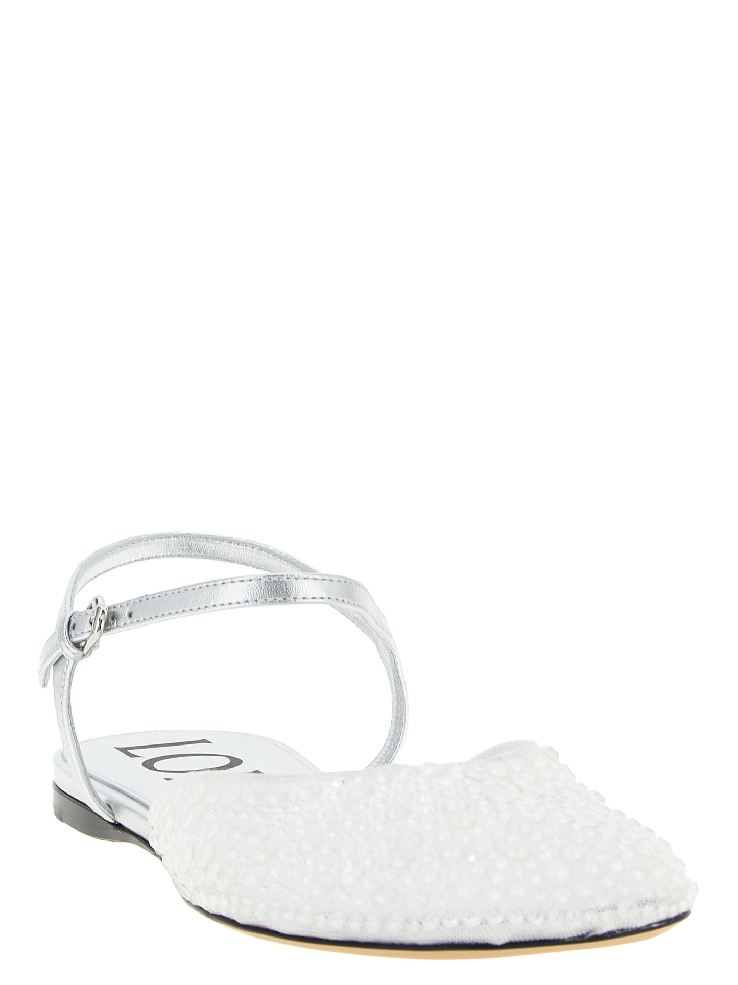 Loewe Weiße Ballerinas aus Polyamid