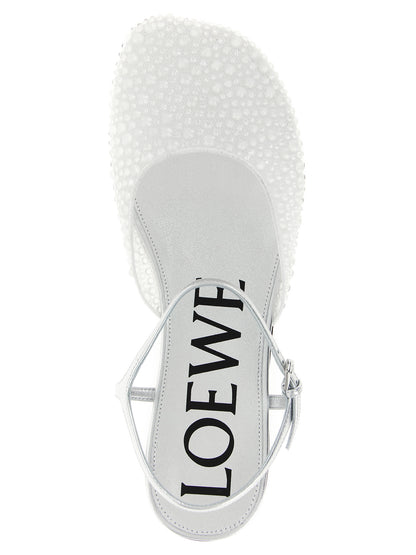Loewe Weiße Ballerinas aus Polyamid