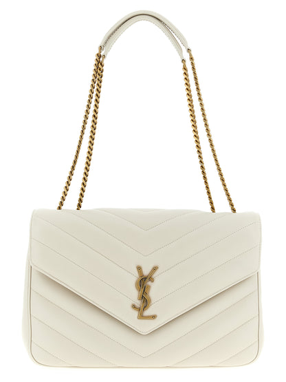 Saint Laurent Beige Lammleder-Schultertasche