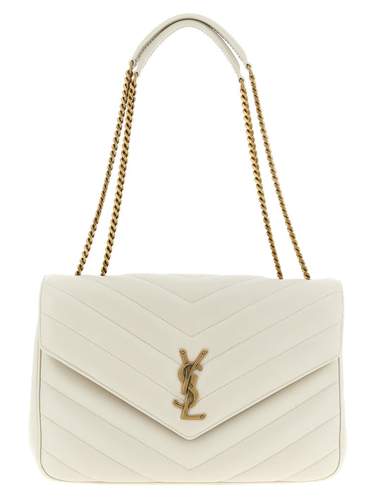 Saint Laurent Beige Lammleder-Schultertasche