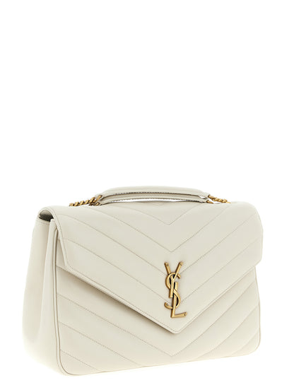 Saint Laurent Beige Lammleder-Schultertasche