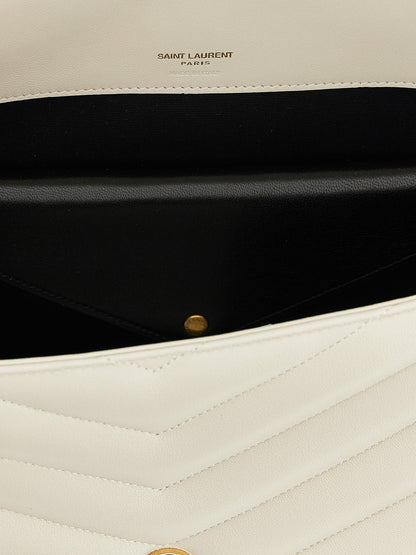 Saint Laurent Beige Lammleder-Schultertasche