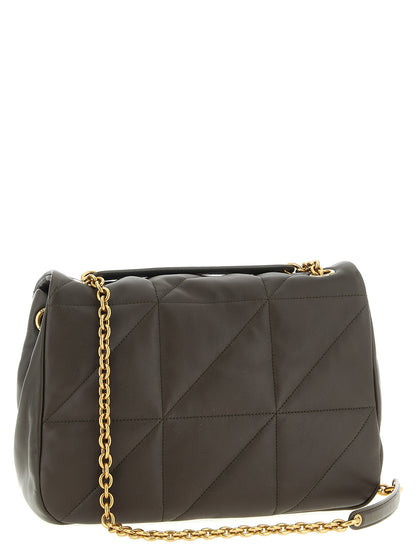 Saint Laurent Schultertasche aus zweifarbigem Lammleder