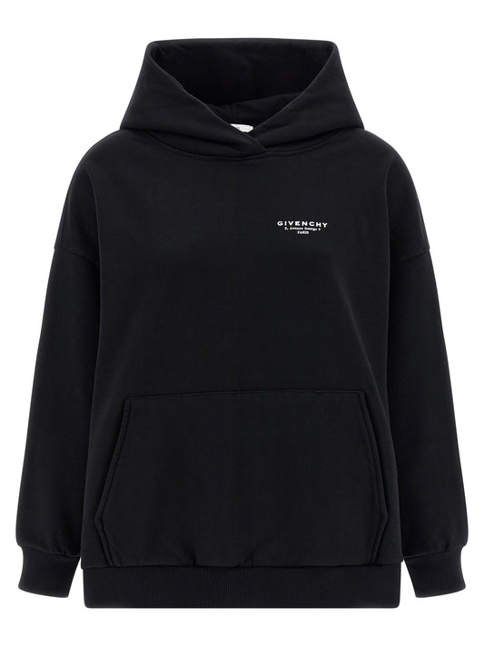 Givenchy Zweifarbige Baumwollkapuzenjacke