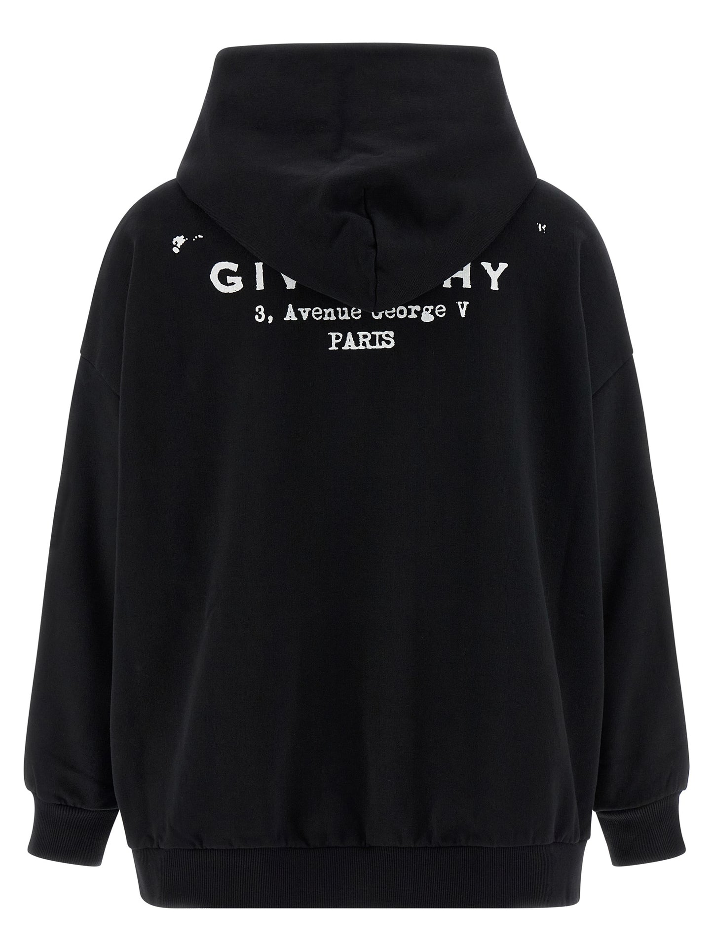 Givenchy Zweifarbige Baumwollkapuzenjacke