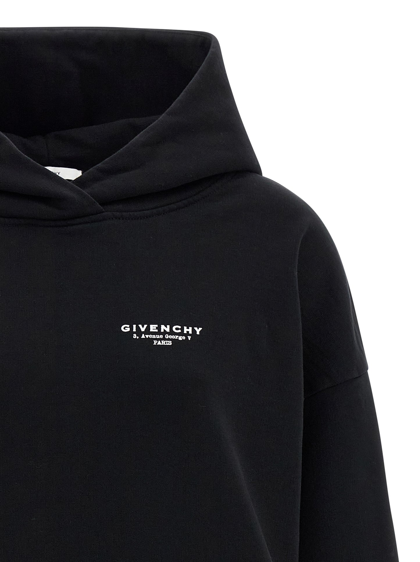 Givenchy Zweifarbige Baumwollkapuzenjacke