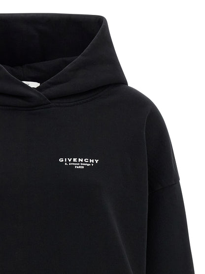 Givenchy Zweifarbige Baumwollkapuzenjacke