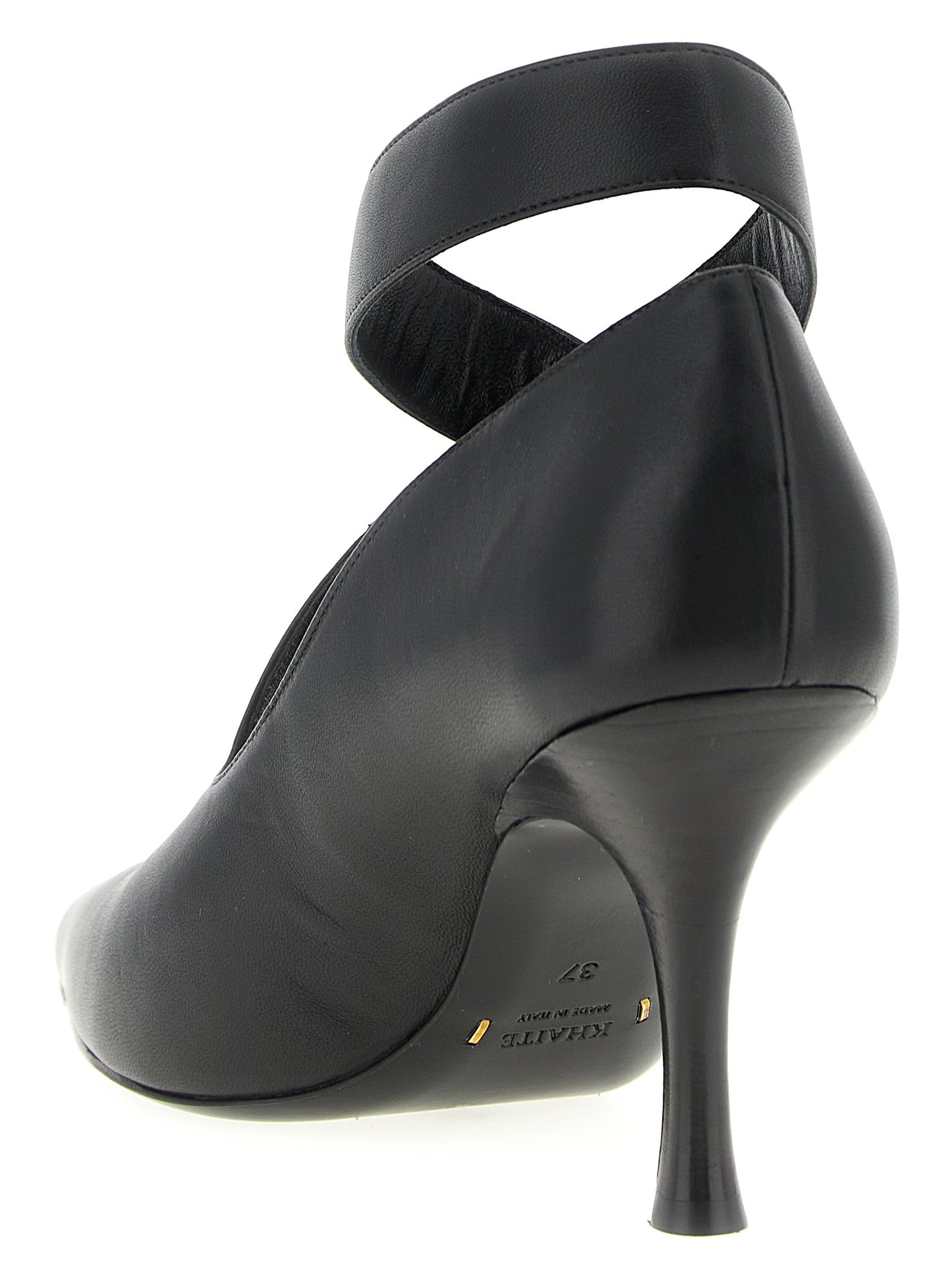 Khaite Schwarze Pumps aus Lammleder mit hohem Absatz
