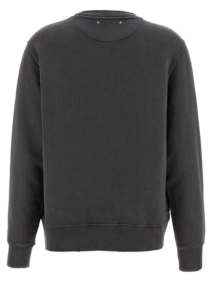 Golden Goose Grauer Baumwollpullover