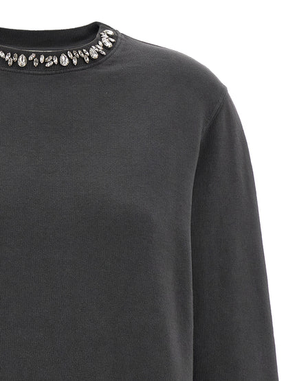 Golden Goose Grauer Baumwollpullover