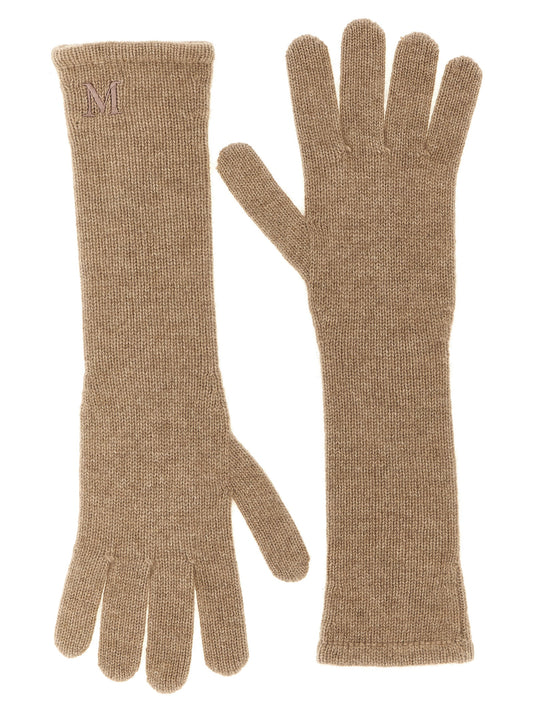 Max Mara Mmjock Beige Kaschmirhandschuhe