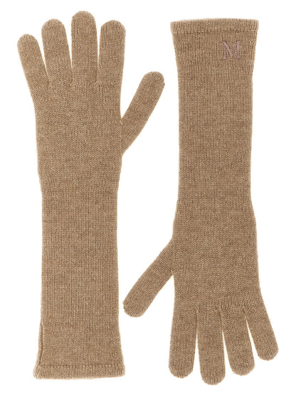 Max Mara Beige Cashmere Gloves