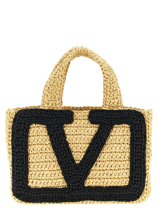 Valentino Garavani Schwarze Viscose-Tasche
