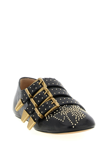 Chloé Schwarze Ballerinas aus Lammleder