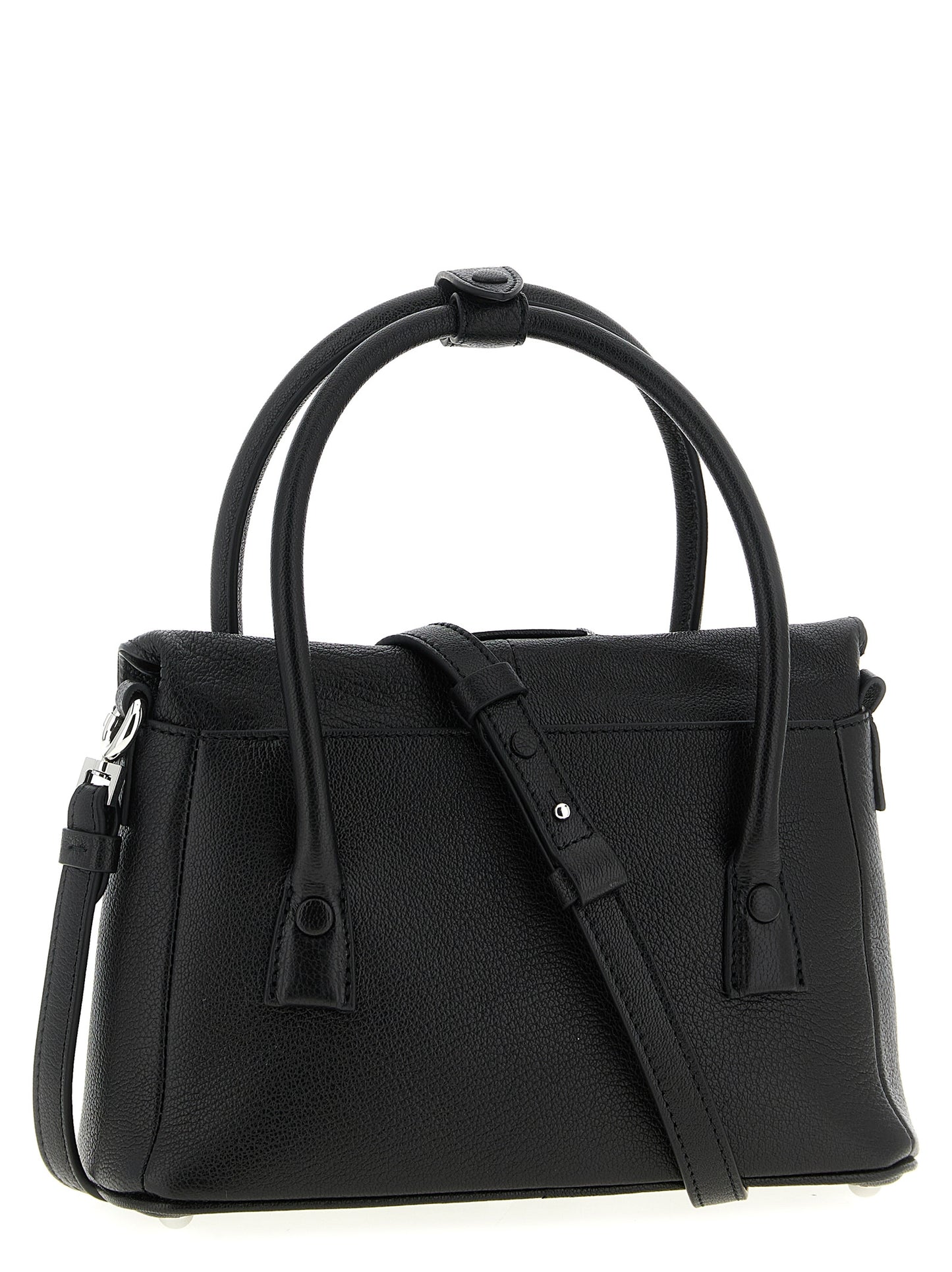 Maison Margiela Schwarze Kaschmir-Handtasche