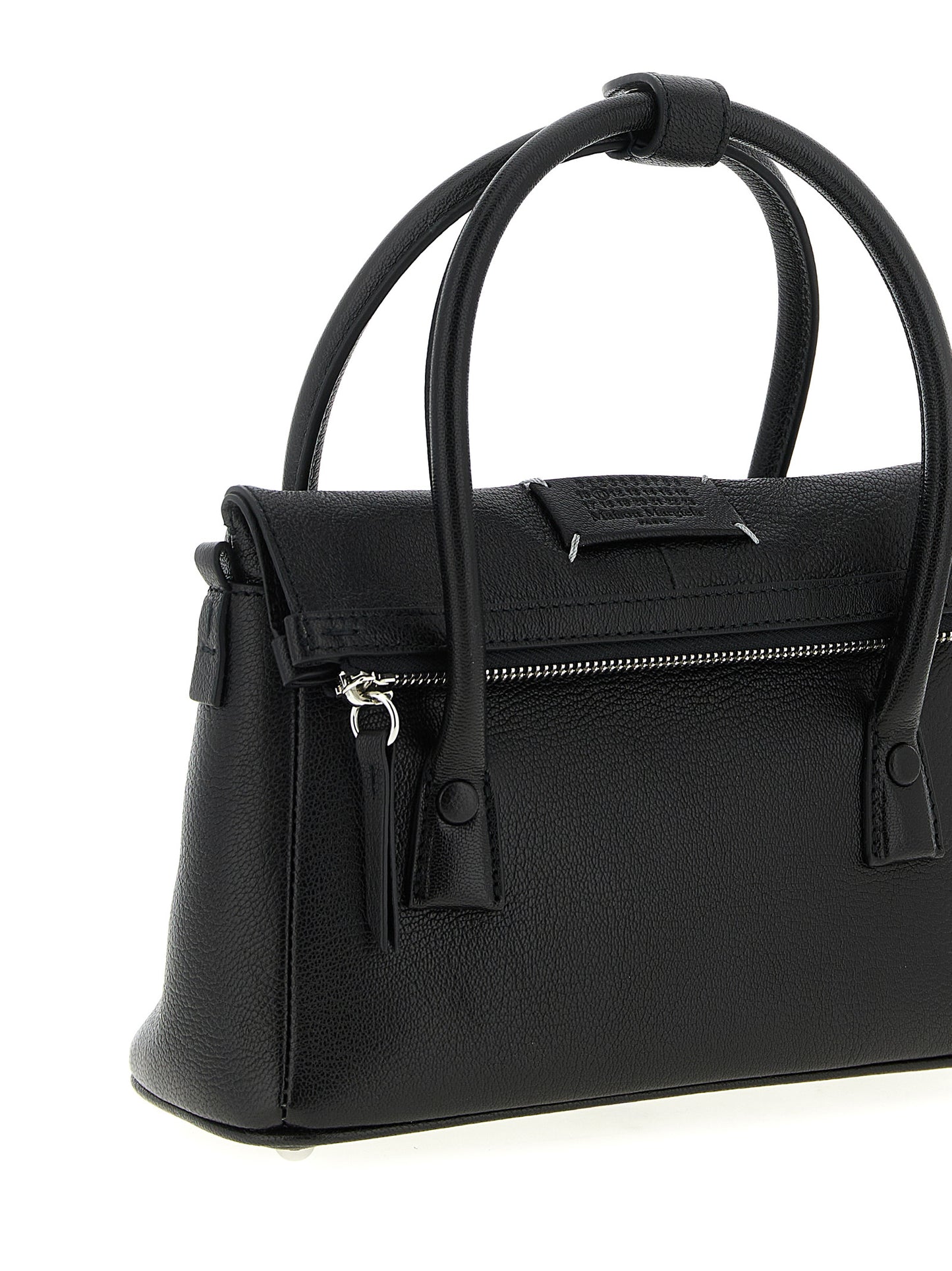 Maison Margiela Schwarze Kaschmir-Handtasche