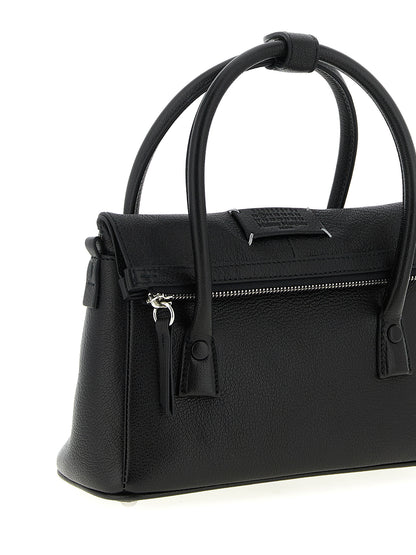 Maison Margiela Schwarze Kaschmir-Handtasche