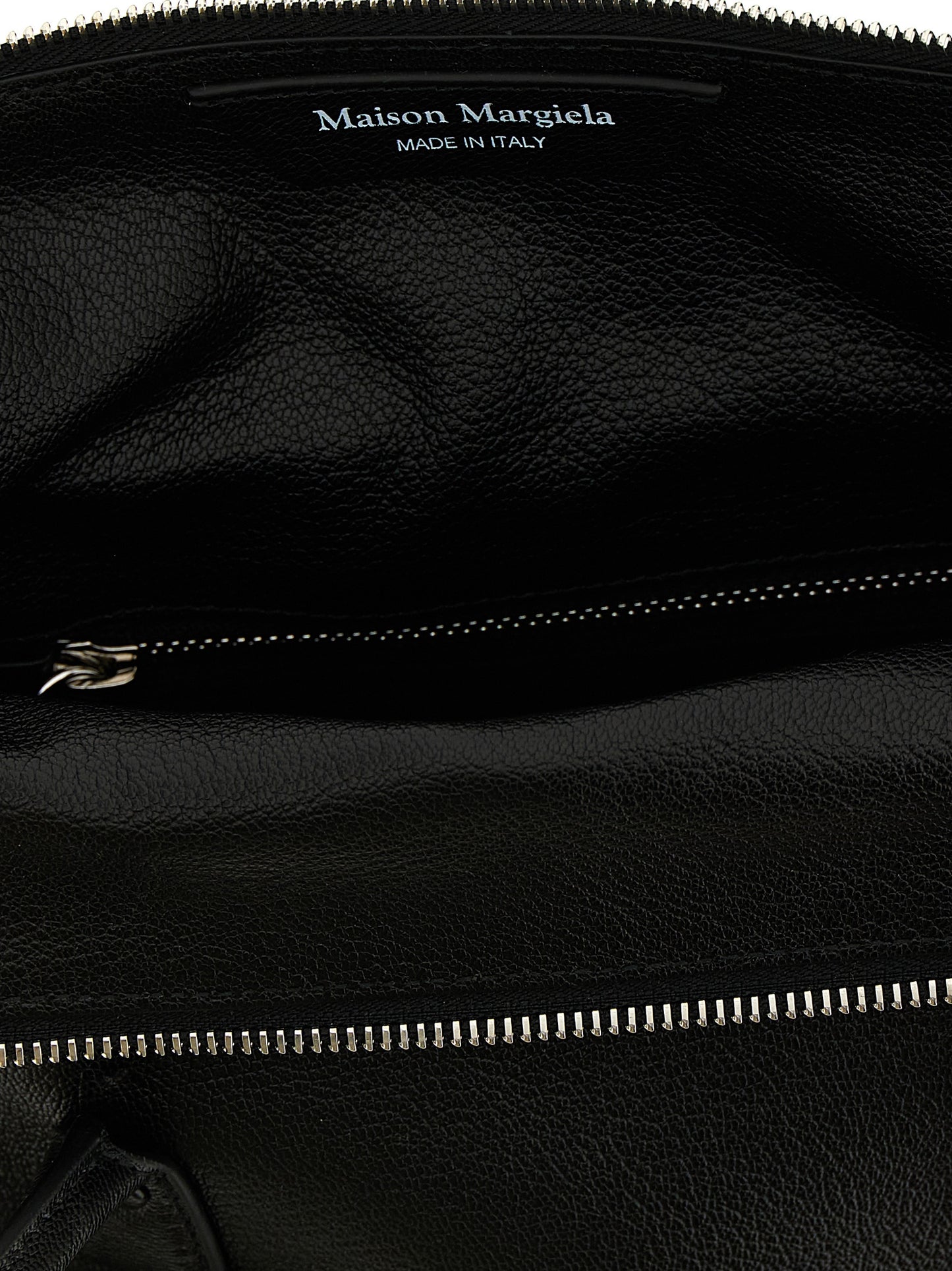 Maison Margiela Schwarze Kaschmir-Handtasche